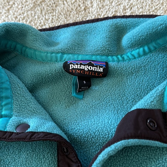 Patagonia Lightweight Synchilla Snap-T Conservation Alliance Fleece Sz Small - Picture 4 of 8